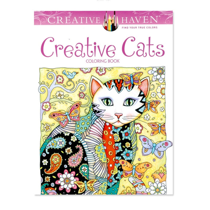 Cat Coloring Books  AdultcoloringbookZ