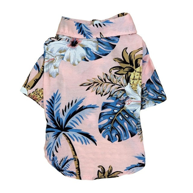 At your next backyard barbecue, let your pooch get in on the family celebration with the Breathable Hawaiian Dog Shirt. Your pooch will stay snug as he reaches casual canine vibes with his surfer dog style. This shirt can be worn on beach days or just while out on a totally chill walk.