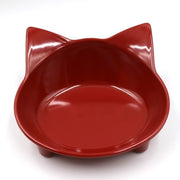 Feed your cat in style with these colorful pet bowls.  The bowls are low and wide to prevent chin rubbing and whisker fatigue and have a slight slant to them to keep their food moving towards the front of the bowl.  The bowls are bright and the variety of colors ensures matching of any décor and have rubber feet to prevent slipping.  These bowls are made of BPA free melamine and are dishwasher safe.