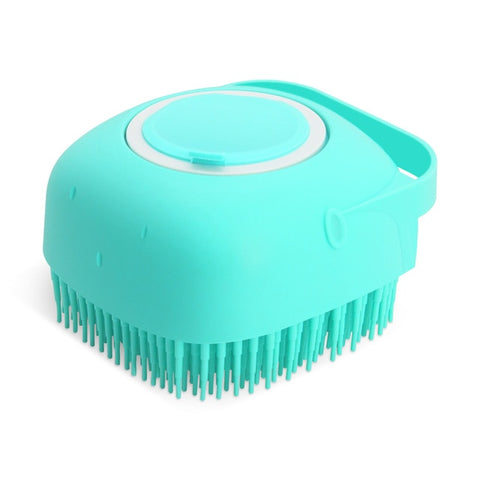 The bathing experience can be a pleasurable and pampering experience with the Grooming Scrubber Brush. This scrubber brush offers a deep clean with super soft silicone bristles that help to scrub while giving your furry friend a gentle, soothing massage. The soft rubber tips work to scrub away dirt, dead skin, and loose fur, leaving your dog's skin clean and lustrous. 