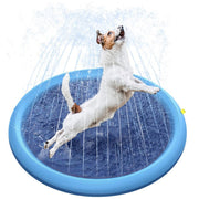 Bring home a personal spray zone for your pet with the Pet Sprinkler. Made out of high-quality material, this Pet Sprinkler is easy to set up on any flat surface outside in the yard. There are many ways a Pet Sprinkler can level up playtime, from adding a refreshing twist to games of fetch to taking a cooling dip after a run. 