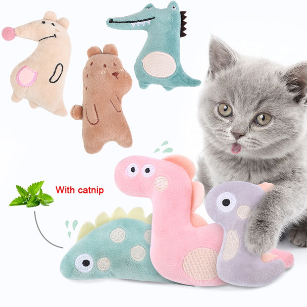 Give your favorite feline something to mutter about with Plush Cat Toy With Catnip. This convenient, eco-friendly toy is full of mixed with premium catnip, which was trimmed and picked by hand at the peak of essential oil production. No need to shop around for any new toys because the durable construction will outlast hours of play, even with the feistiest of felines! 