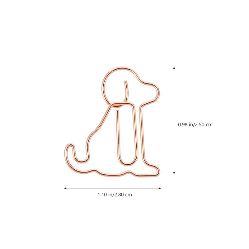 Time to organize your papers in a cute and stylish way by using these Pet Shaped Paper Clips. Instead of the regular paper clips you usually see in offices, these have a cute dog/cat shape. Also, it has this beautiful gold color as well and this can effectively clip your papers together effectively.