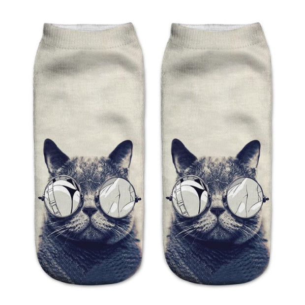 Give your feet the protection they deserve by investing in these Pet Print Ankle Socks. Wear them under your favorite sneakers for luxurious warmth, thanks to the height of these socks, you'll never even notice they're there.